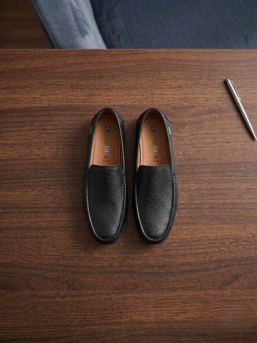 Mocassin homme en cuir
