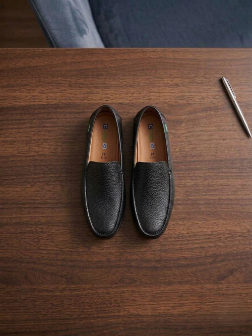 Mocassin homme en cuir